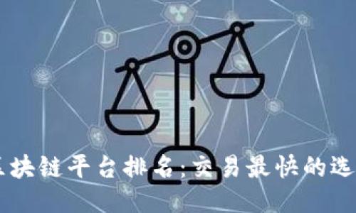 区块链平台排名:交易最快的选手