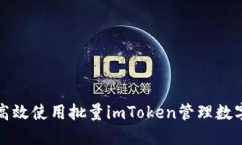 如何高效使用批量imToken管理数字资产