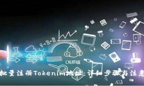 如何批量注册Tokenim地址：详细步骤与注意事项