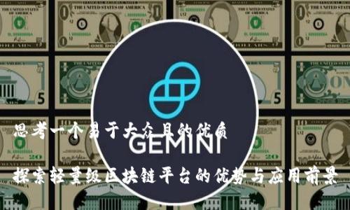 思考一个易于大众且的优质

探索轻量级区块链平台的优势与应用前景